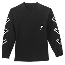 Load image into Gallery viewer, CIRCLE BOLT LONG SLEEVE POCKET TEE